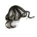 Bangs Curly Hair Bangs Clip Natural Style Black Dark Brown Light Brown Synthetic Heat-Resistant Fiber Suitable for Women for Women Curved Bangs for Daily Wear (Color : 1B/27HL)