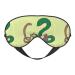 Sunflower Seeds Earthworm Snake Unisex Elastic Adjustable Buckle Design Blackout Sleep Eye Mask for Home Travel Yoga Office Nap