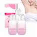 1.05oz/30ml Purer Feminine Intimate Area Whitening Pinkish Essence Intimate Parts Whitening Essence Dark Knees Whitening Serum Skin Lightening Serum for Intimate Area Dark Underarm (3PCS)