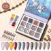 Summer Macaron Solid Cream Gel Nail Polish Palette for Nail Art Design Japanese No Flowing Soak Off UV LED Mud Gel Varnish - (Color: 3gx12Color-Set5)