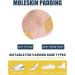 Moleskin Padding for Feet - 10 Pack with Adhesive Backing - Reduce Friction and Pain from Rubbing - Ideal for Boots and Hiking - Buy Online on GoSupps.com