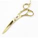 Hair Cutting Scissors Shears 6 Inch Professional JP 440c Steel All Gold Hair Scissors Haircut Thinning Barber Cutting Shears Hairdresser Scissors Set - Buy Online on GoSupps.com