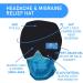 Migraine Relief Hat - Ice Head Wrap for Headache & Tension Relief + Gel Eyes Mask for Puffy Eyes - Buy Online on GoSupps.com