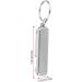 2 in 1 Small Nail Clipper with File and Chain Stainless Steel Toe Finger Nail Clippers Cutter for Handbag Or Travel for Manicures and Pedicures for Men Women Silver - Buy Online on GoSupps.com