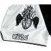 HUOLEI Muay Thai Shorts for Men and Women, High Grade MMA Gym Boxing Kickboxing Shorts - 1 White & Black XS, Waist 22-24 - Buy Online on GoSupps.com