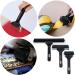 3 Pack Printmaking Brayers - Premium Brayer Rollers for Crafting Hard Rubber Roller Brayers Vinyl Roller Ink Paint Brush for Wallpapers Stamping Gluing Application (2.4 4 7.9 ) (Black) - Buy Online on GoSupps.com