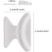 Quesuc 10 Pairs 1.8 mm Eyeglass Nose Pads Anti-slip Adhesive Soft Silicone Eyeglass Nose Pads for Eyeglass Sunglasses Spectacles (Transparent) - Buy Online on GoSupps.com
