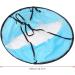 Foldable Boat Wind Sail with Storage Bag - Sturdy, Durable, Lake Blue - Buy Online on GoSupps.com