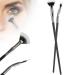 Mascara Fan Brush Set - 2PCS Folding Synthetic Fiber Eyelash & Eyebrow Brushes for Smooth Application & Natural Lifted Effects - Buy Online on GoSupps.com