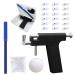 (108pcs) Ear Piercing Gun Kit Piercing Gun Beauty Body Black Pierce kit Painless Hole Piercer Stainless Steel Piercing Tool for Ear Nose Navel
