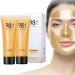 2PC Gold Foil Peel-Off Mask Peel-Off Anti-Wrinkle Mask 98.4% Beilingmei Remover Mask Moisturizing Gold Face Mask 24k Gold Face Mask