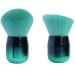 2 Pack Nail Art Dust Powder Remover Brushes 2 IN 1 Soft Kabuki Cleaner Brush and Foundation Brush for Liquid Makeup Acrylic UV Gel Nail Arts Contouring Powder Setting Brush
