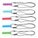 5pcs Soft Block Shaped Teething Pendant Toy - Silicone Sensory Chew Necklace for Autism ADHD - Buy Online on GoSupps.com