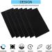6pcs Black Magic Headband Face Mask Head Wrap Bandana | UV Resistant Neck Gaiter for Outdoor Sports and Workout - Buy Online on GoSupps.com