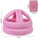Baby Head Protector & Knee Pads | Infant Safety Helmet & Walking Aid | Pink DOT Design | Ages 6-36 months - Buy Online on GoSupps.com