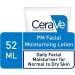 CeraVe PM Daily Facial Moisturiser Lotion for Normal to Dry Skin 52ml with Niacinamide and 3 Essential Ceramides 52 ml (Pack of 1) - Buy Online on GoSupps.com