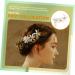 Housoutil Flower Comb Wedding Headpiece Bridal Headpieces Flower Girl Hair Accessory Pearl Headpiece for Wedding Bridal Headdress Wedding Hair Comb Combs Wedding Comb Crystal Wig Alloy Bride - Buy Online on GoSupps.com