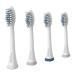 Brightline 86750 Replacement Brush Heads for 86700 Sonic Rechargeable Adjustable Intensity Toothbrush, 4 Count(Pack of 1) Heads for Adj. Intensity