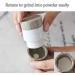 YLWX Portable Pill Cutter & Mini Pill Box - Seamless Medicine Storage & Crusher - Gray & White - Buy Online on GoSupps.com