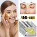 Bisou Bisou Bisou Gold Under Eye Patches with Lip Mask - 16 Pairs | Dark Circles, Puffiness, Wrinkles | Hydrogel Collagen Eye Pad - Buy Online on GoSupps.com