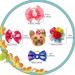 60pcs Dog Hair Bows - Grooming Bows for Dogs with High Tenacity Rubber Bands - 30 Beautiful Puppy Bows in Mix - Buy Online on GoSupps.com