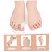 Toe Separators for Bunion Correction - 4Pcs Elastic & Breathable Toe Spacers - Portable Skin-Friendly Protector for Feet Size 40-45 - Buy Online on GoSupps.com