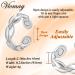 Meta Title: Vicmag 2PCS Copper Magnetic Bracelets for Women - 7X Ultra Strength, 99.99% Solid Pure Copper - Adjustable with Gift Box - Leaf Silver - Buy Online on GoSupps.com