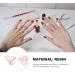 IMIKEYA Palettes pour Bagues de Nail Art en R sine Motif Coquillage Lot de 2 Palettes Triangulaires Marbr es Blanc et Rose Outil de M lange Compact pour Cr ation Manucure Usage - Buy Online on GoSupps.com