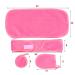 MYUANGO 4 Sets Makeup Removing Cloths - Reusable Makeup Eraser with Water | Spa Facial Headband Glove Included (Red - Buy Online on GoSupps.com
