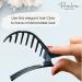 Parcelona French Infinity Loop Black Cellulose Acetate Hair Claw Clip for Women and Girls - Buy Online on GoSupps.com