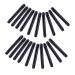 Coolhiya 10 pairs of glasses silicone slide solid glasses repair set glasses ears protective glasses ear socks glasses ear holder glass holder glass holder anti-ears cozy temple cover black 5.5x0.8cm