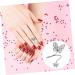 PLAFOPE Nail Butterfly Ornaments Women s Jewelry Vintage Rings for Women Red Rose Hair Accessories Finger Tip Ring Nail Diamonds Rhinestones Opening Rings Nail Jewelry Copper Inlaid Zircon Silver 3.50X1.50X1.50CM - Buy Online on GoSupps.com