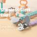 BasicsSlife Silicone Pacifier Clip for Babies - 3 Pack BPA-Free Versatile Bite Ring & Toy Holder Keeps Pacifiers Clean Fits All Sizes - Buy Online on GoSupps.com