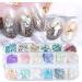 1 Box 3D Abalone Shell Irregular Nail Art Decorations Shimmer Pearl Jewelry Tips Manicure DIY Nail Art Decorations - Buy Online on GoSupps.com