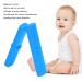 Buy Baby Teether - Boilable Dishwasher Safe Infant Chew Toy for Gum Massage - Ideal for Autism - Blue Color - Buy Online on GoSupps.com