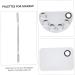 2ensembles Stainless Steel Color Palettes Makeup Tools Cosmetic Palettes for Mixing Foundation Lipstick Concealer Paint Etc - Buy Online on GoSupps.com