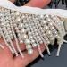 Yulakes 1 Yard White Black Pearl Fringe Beaded Lace Trim for Garments & Decor - White Color Option - Buy Online on GoSupps.com