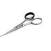 REMOS beard scissors made of stainless steel with serrated razor-sharp blade