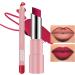 Moisturizing Tinted Lip Balm Water-Resistant Moisturizing Lipstick - Nourishing and Plumping Non-Sticky Matte Finish for Young Women Night and Cold Winter - Buy Online on GoSupps.com