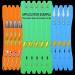 FASPLORE Fishing Line Storage Boards with Pins - 10-20 pcs Leader Line Holder & 50 pcs Wire Winding Board for Snelled Hook Keeper - Buy Online on GoSupps.com