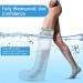 Doact Waterproof Shower Protection Plaster Cover for Leg | 78 cm Bone Cast Shower Guard | Bath & Shower Safety | 1 Pack - Buy Online on GoSupps.com