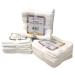 American Mills 100% Cotton Wash Cloths (White  8) White 8