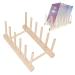 Display Stands Wooden Display Stand for Nail Art Elegant Board Easel with Stable Flat Plate Stand for Photos Frames Artworks