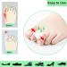 LOEFLIVG Toe Separators - Bunion Corrector Gel Toe Separators for Gout Relief - Temporary Bunion Corrector for Women & Men (4-PCS) - Buy Online on GoSupps.com