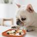 LE TAUCI PET Lick Mat for Dogs and Cats - 5.5 Ceramic Slow Feeder Bowl | Anxiety Relief Dog Lick Pad | Puzzle Feeder for Treats | Enrichment Toy - Multi-colored - Buy Online on GoSupps.com