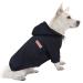 Hualisiji dogs hoodie dogs sweatshirt fleece sweater dog chihuahua sweater warm and light with a soft texture easy to wear and light colors (XXL black) XXL black