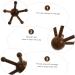 TOVINANNA 3 STK Octopus Head Massage Device - Five Claws Comb for Scalp Relief | Spa Quality Wooden Scratcher for Ultimate Relaxation - Buy Online on GoSupps.com