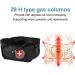Buy Decompression Back Belt - Inflatable Lumbar & Spinal Traction Device for Lower Back Pain Relief (Black) | International Shipping Available - Buy Online on GoSupps.com