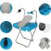 Pedicure Foot Rest with LED Fan and Magifier Adjustable Pedicure Foot Stool Footcare Platform for Beauty Salon Spa and Home - Buy Online on GoSupps.com