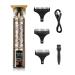 Razors T9 Hair Clipper Electric Clipper Hairdressing USB Electric Three-Speed Speed Adjustment Large-Screen Power Display Metal Shaver(Three-Speed Dragon)